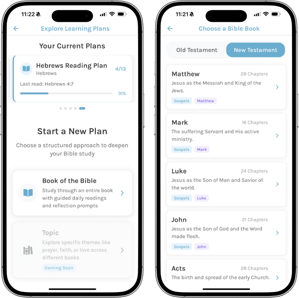 Choosing Learning Plans