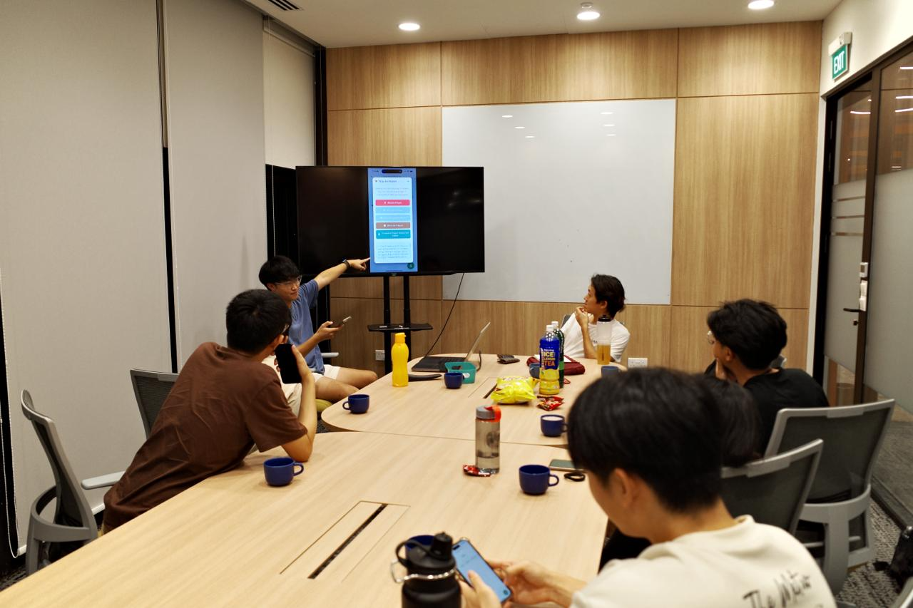 User group session with NUS students